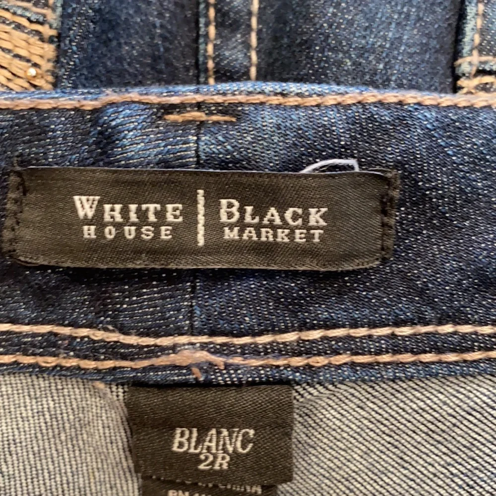 White House Black Market Dark Blue Boot Cut Jeans - Picture 5 of 6